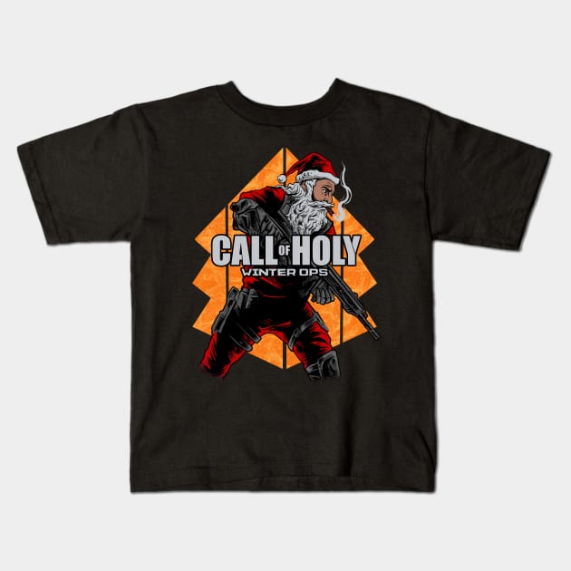 call of holy Kids T-Shirt by spoilerinc